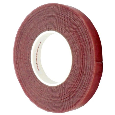Image of Effetto Carogna Tubular Tape - Red / 20mm x 2M