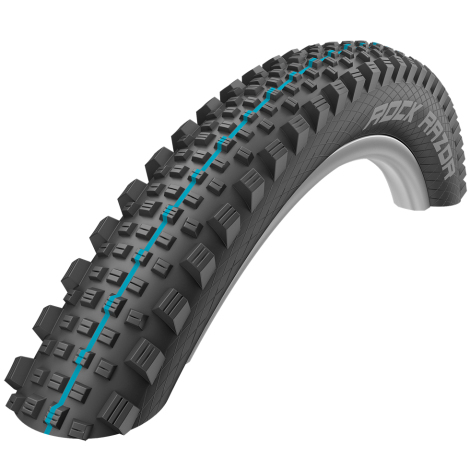 Image of Schwalbe Rock Razor Addix Folding Tyre - 27.5" - Black / Addix SpeedGrip / Snakeskin / 27.5" / 2.35" / Folding