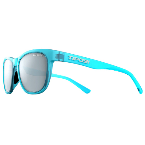 Tifosi Swank Single Lens Sunglasses - Crystal Sky Blue / Smoke Bright Blue