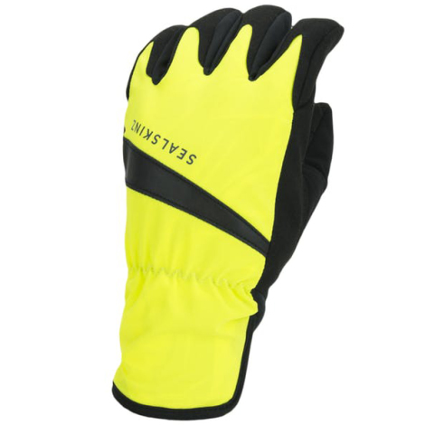 Sealskinz Waterproof All Weather Cycle Gloves - Neon Yellow / Black / Medium