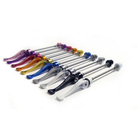 Image of A2Z Cro-Mo MTB Quick Release Skewer Set - Grey