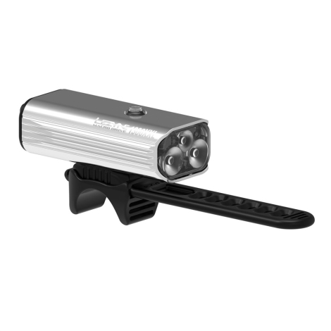 Lezyne Macro Drive 1300XXL Front Bike Light - Rechargeable / Silver / Front