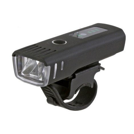 Image of Gemini Atlas 500 Rechargeable Front Bike Light - Black / Rechargeable / Front