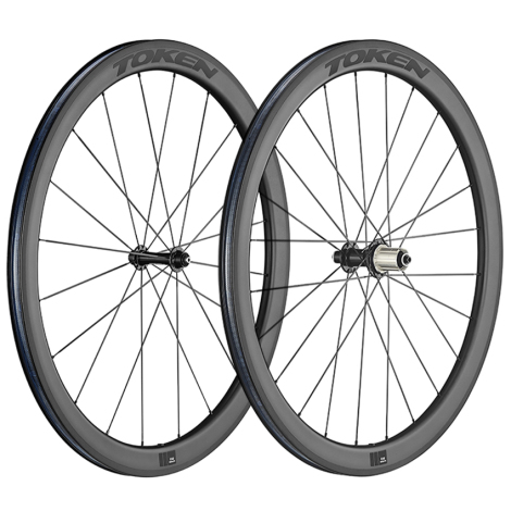 Token Resolute C45R Carbon Clincher Road Wheelset