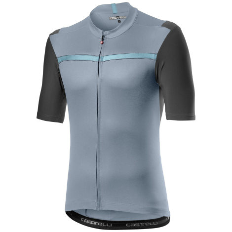Merlin Cycles Castelli Unlimited Short Sleeve Cycling Jersey - SS21 - Vortex Gray / XSmall