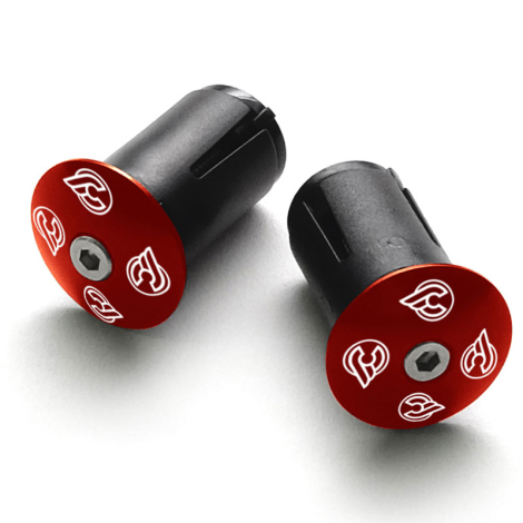 Image of Cinelli Bar End Expander Plugs - Red