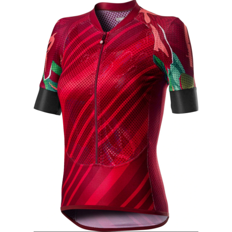 Merlin Cycles Castelli Climber's Women's Short Sleeve Cycling Jersey - SS20 - Red / XLarge