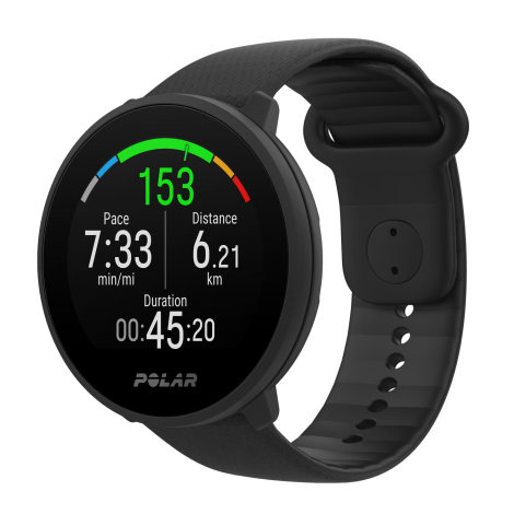Image of Polar Unite Fitness Tracker Watch - Black, Black