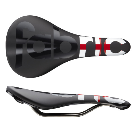 Fabric Scoop Shallow Race Flag Edition Saddle - Black / England