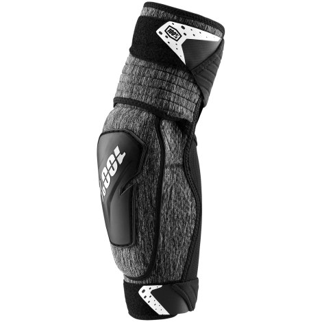Image of 100% Fortis Elbow Guards - Grey Heather / Black / Small / Medium