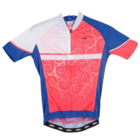 Merlin Cycles GSG Pearl Women's Short Sleeve Cycling Jersey - Corallo / Medium