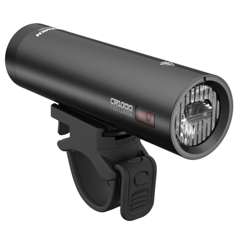 Image of Ravemen CR1000 Rechargeable Front Bike Light - Black / Front / Rechargeable