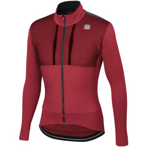 Sportful Supergiara Cycling Jacket - Red Rumba / Large