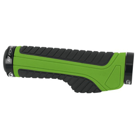 Force Wide Lock-On Grips - Black / Green