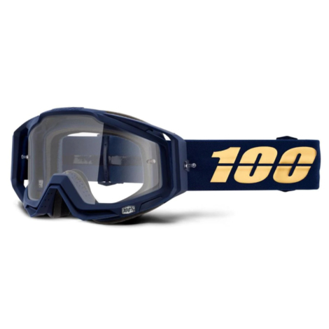 100% Racecraft Goggles - Clear Lens - Bakken / Clear Lens
