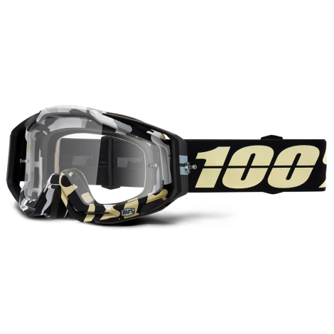 100% Racecraft Goggles - Clear Lens - Ergoflash / Clear Lens