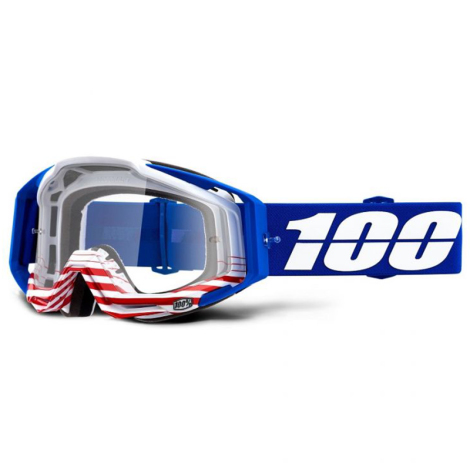 100% Racecraft Goggles - Clear Lens - Anthem / Clear Lens