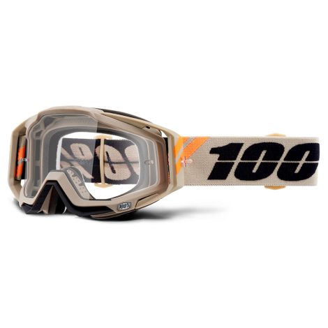 100% Racecraft Goggles - Clear Lens - Poliet / Clear Lens
