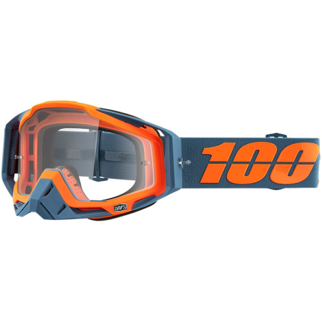 100% Racecraft Goggles - Clear Lens - Kilroy / Clear Lens