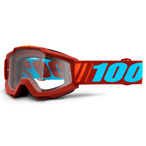 100% Accuri Goggles - Clear Lens - Dauphine / Clear Lens