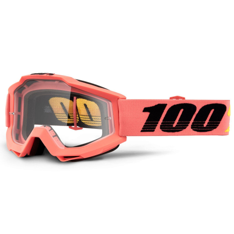 100% Accuri Goggles - Clear Lens - Rogen / Clear Lens