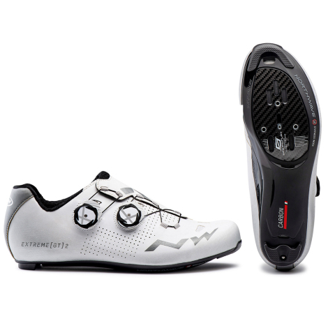 Northwave Extreme GT 2 Road Shoes - 2020 - White / Silver Reflective / EU44