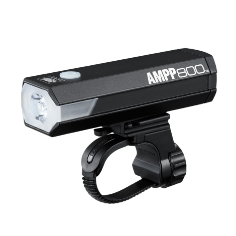 Cateye AMPP 800 USB Rechargeable Helmet Mount Front Light