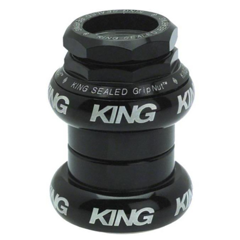 Image of Chris King GripNut 1 1/8" Headset - Black / Standard 1 1/8" / Steel Bearings