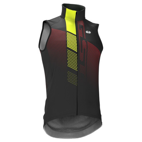 GSG Flanders Pro Cycling Gilet - Black / Yellow / Red / 2XLarge