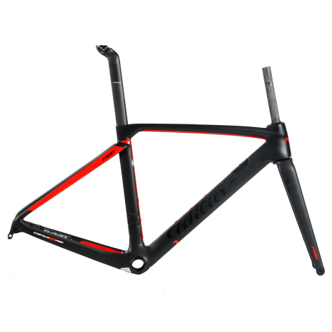 Image of Wilier Cento 10 Pro Disc Road Frameset - Black / Red / Small