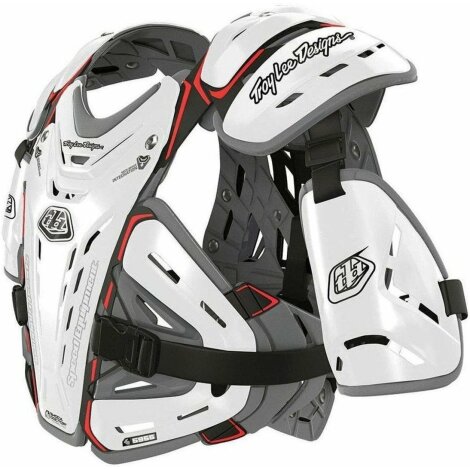 Image of Troy Lee Designs 5955 Youth Body Guard Protection - White / One Size