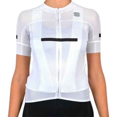 Merlin Cycles Sportful Clearance Sportful Evo Women's Short Sleeve Cycling Jersey  - White / Large