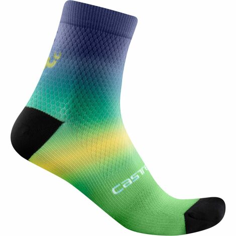 Image of Castelli Gradient 10 Cycling Socks - SS21 - Malachite Green / S/M