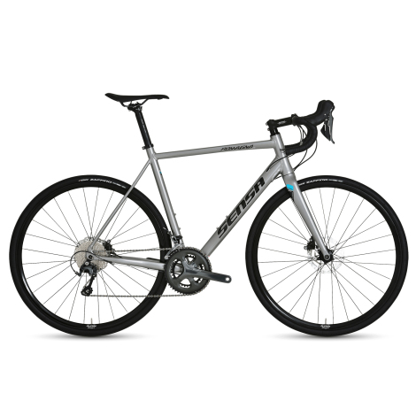 Image of Sensa Romagna Disc Limited Tiagra Road Bike - 2021 - Shiny Speedy Silver / 54cm