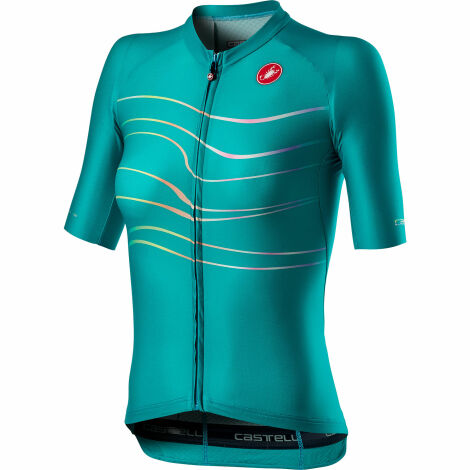 Castelli Aero Pro Women's Short Sleeve Cycling Jersey - SS21 - Turquoise Green / XLarge