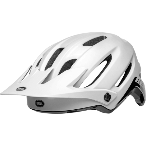 Image of Bell 4Forty MTB Helmet - Cliffhanger Matt / Matt White / Black / Medium / 55cm / 59cm
