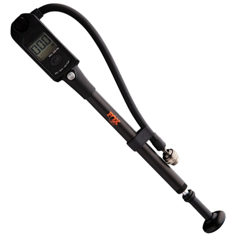 Image of Fox High Pressure Digital Shock Pump With Swivel Head - Black