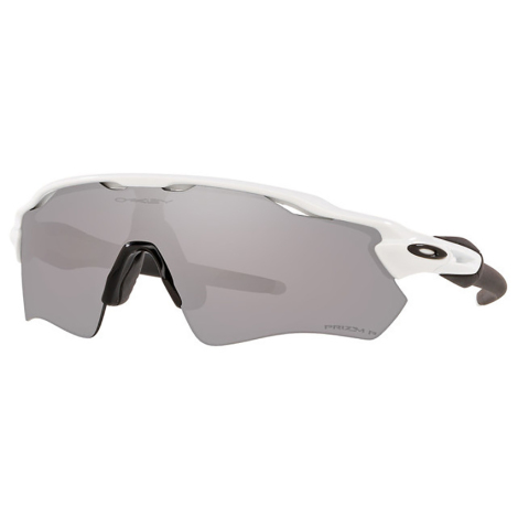Merlin Cycles Oakley Radar EV Path Prizm Sunglasses - Polished White Frame / Prizm Polarized / OO9208-9438