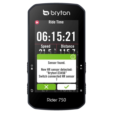 Bryton Rider 750T GPS Cycling Computer With Cadence & Heart Rate