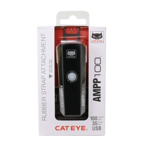 Cateye AMPP 100 USB Rechargeable Front Light