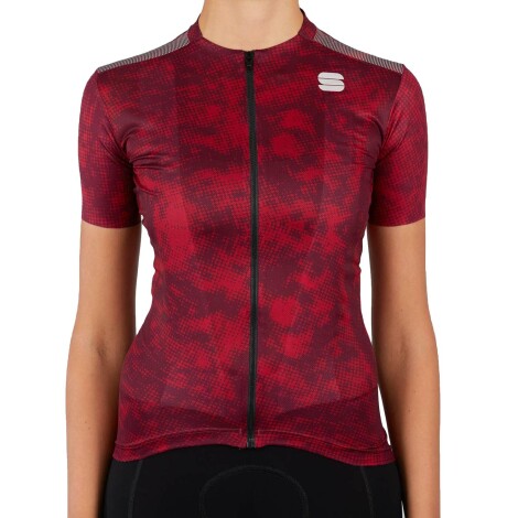 Merlin Cycles Sportful Clearance Sportful Escape Supergiara Women's Short Sleeve Cycling Jersey - Red Rumba / XLarge