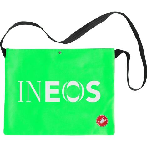 Image of Castelli Team Ineos Feed Bag - Fluro Green