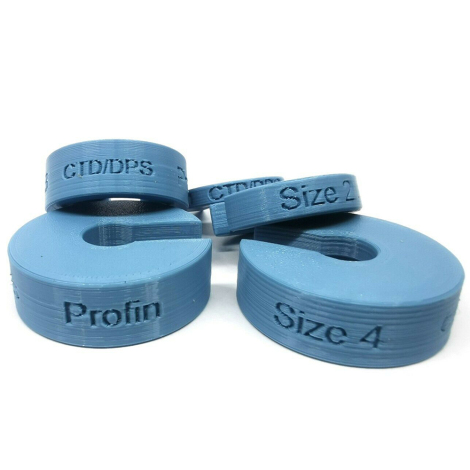 Image of Profin Fox CTD DPS Volume Spacers - Pack Of 5 - Blue / Pack Of 5