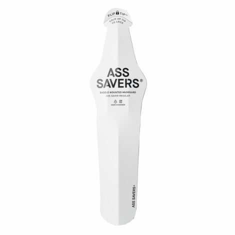 Image of Ass Savers Regular Mudguard - White