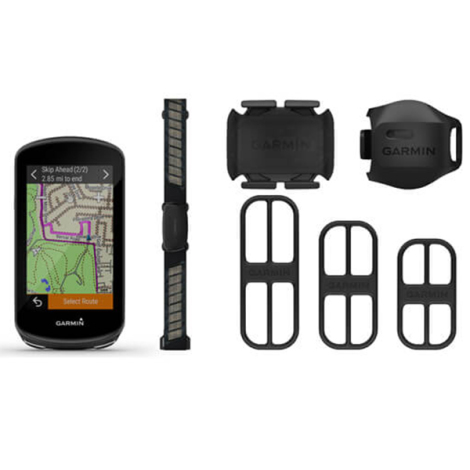 Image of Garmin Edge 1030 Plus GPS Computer - Black / GPS / Sensor Bundle / EU Maps