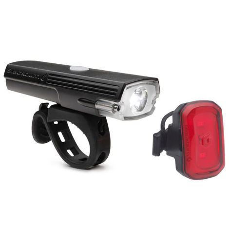 Image of Blackburn DayBlazer 550 & Click USB Rechargeable Bike Light Set - Black / Light Set / Rechargeable