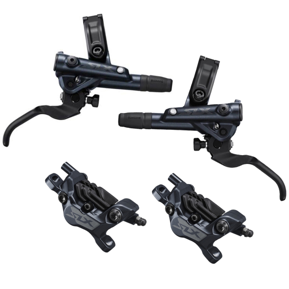 Shimano SLX M7120 Front And Rear Disc Brake Set Merlin Cycles
