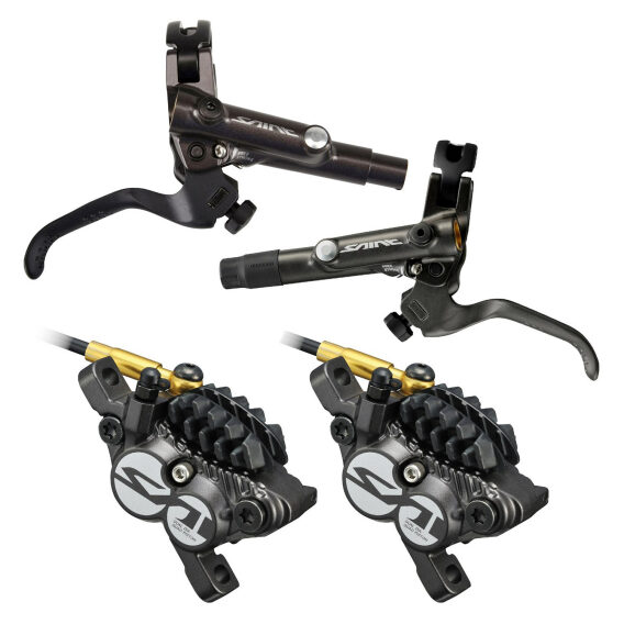 Shimano Saint M820 Front And Rear Disc Brakes Set Merlin Cycles
