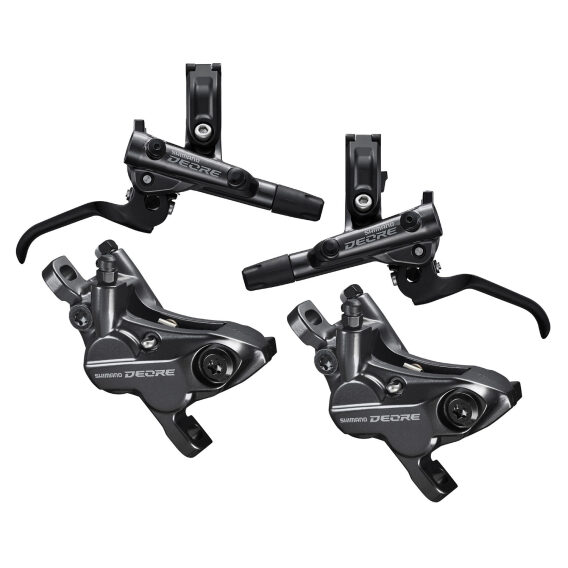 Shimano Deore M6100 / M6120 Front & Rear Disc Brake Set Merlin Cycles