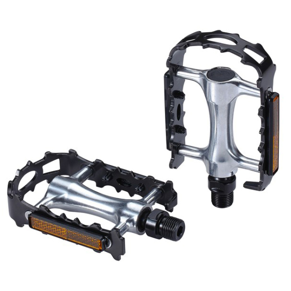 Funn Python - Pedales Planos De Bicicleta - Pedales De Bicicleta De Bicicleta De Plataforma Ancha Para Bicicleta De Montana Bmxmtb Eje Crmo De 916 Pulgadas